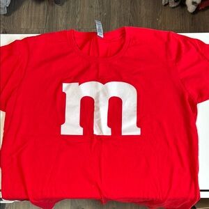 Red Kids Shirt with White Lettering